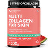 Carbamide Forte Multi Collagen Powder Watermelon 200g for Joint & Skin Health
