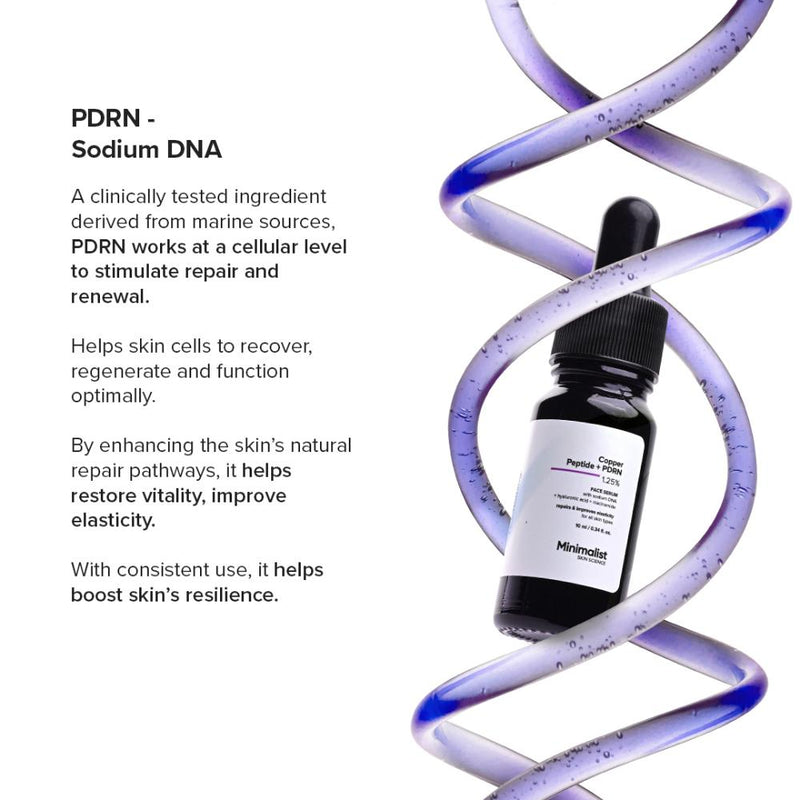 Minimalist Copper Peptide + PDRN 1.25% Serum 10ml