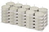 Amazon Brand - Solimo Wax Tealight Candles, 2-Hour Burn Time, Smokeless, No Residue (Set of 50, Unscented)