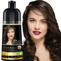 Herbishh Dark Brown Ammonia-Free Hair Dye Shampoo 500ml Permanent