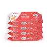Pigeon Baby Skincare Wipes,PH Balance,Paraben Free,Alcohol Free,Sulphate Free,Non-Irritant,Enriched with Glycerin,72 Sheets,Pack of 4