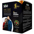 Siso Natural Black Hair Dye 10-Pack 100% Grey Coverage No Ammonia