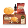 Santoor Sandalwood Soap Set: Detan & Glow Kit with Serum & Face Pack