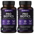 Boldfit Probiotics 5 Billion CFU 120 Veg Capsules for Gut & Immunity Support