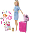 Barbie Travel Set with Puppy & Accessories for Kids 3-7