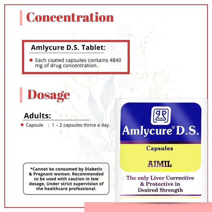 Aimil Ayurvedic Amlycure DS Capsules