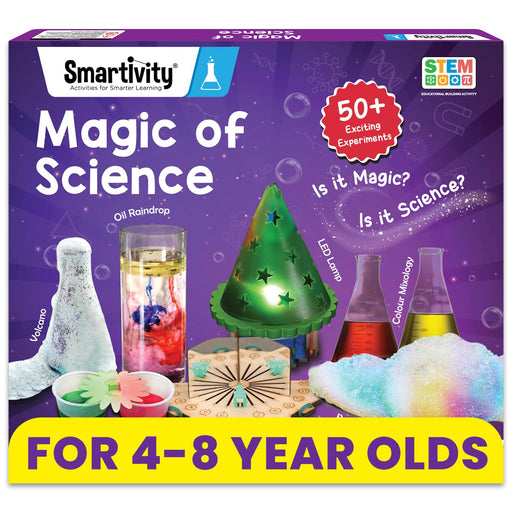 Smartivity My First Science Experiment Kit for Kids 6-8-10-12-14 Years I 50+ Amazing Science Experiments | Birthday Gift for Boys & Girls | Educational Toy for Kids 6,7,8,9,10,11,12 Years Old Science Kit