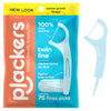 Plackers Twin Line Whitening Flosser, 75 Count