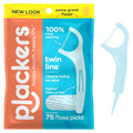Plackers Twin Line Whitening Flosser, 75 Count