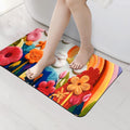 Cloud Print Anti-Skid Water Absorbent Bathroom Mat 40x60cm Multicolor