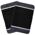 Saral Home Soft Microfiber Anti-Skid Bathmat (Black, 40X60 CM)