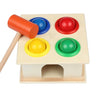 Wooden Hammer Ball Bench Toy Set for Kids 3+