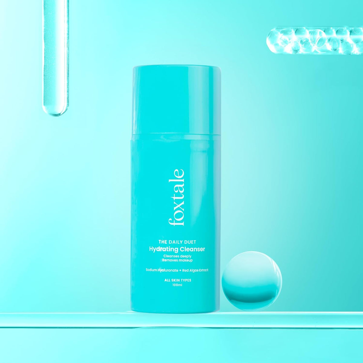 Foxtale Gentle Hydrating Face Wash with Hyaluronic Acid, Vitamin B5