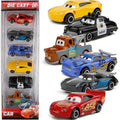 Mini Die-Cast Car Set of 6 High-Speed Unbreakable Toy Vehicles