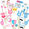 Party Propz Baby Shower Props for Photoshoot- 29pcs Props for Baby Shoot | Mom to Be Props | Baby Shower Prop for Photoshoots | BabyShower Decoration Items | Maternity Photoshoots Prop (Cardstock)