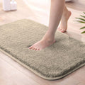Luxe Home Microfiber Bath Mat Non-Slip Beige 40x60 cm