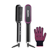 AGARO Ionic Hair Straightening Brush, Fast Heat, 5 Settings, Black