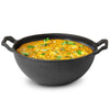 Indus Valley 25cm Cast Iron Kadai Nonstick Induction Safe 3.2L