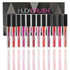 Huda Beauty Matte Waterproof Liquid Lipstick Set - 12 Long-Lasting Shades
