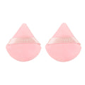 MARS Dual-Sided Triangle Powder Puff Set for Makeup (2-Pack)