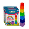 Little's Rainbow Stacking Cubes Toy for Babies, 7-Piece Set