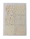 Pearl Plastic Beads 200g Set for Jewelry Making & Crafts