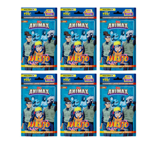 Topps Animax 2024 Official Naruto Collectible Card Game(Multipack of 6)