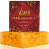 VCare 24K Gold Anti-Aging Soap 125g - Reduces Wrinkles, Exfoliates, Rejuvenates