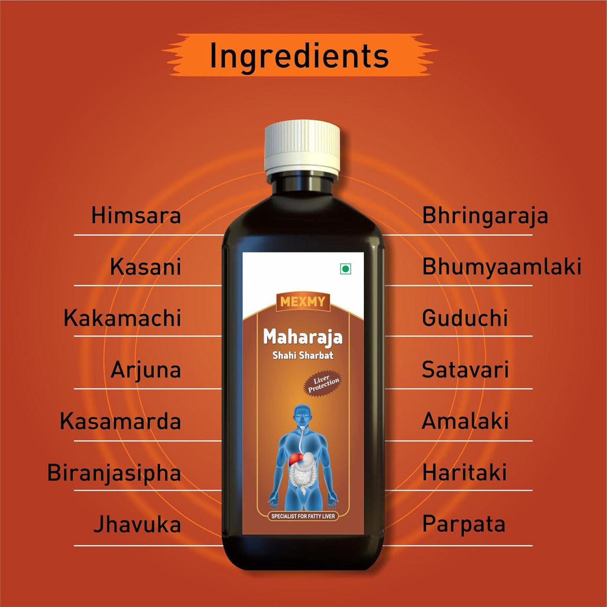 Maharaja Shahi Sharbat (500ml) | Ayurveda Detox