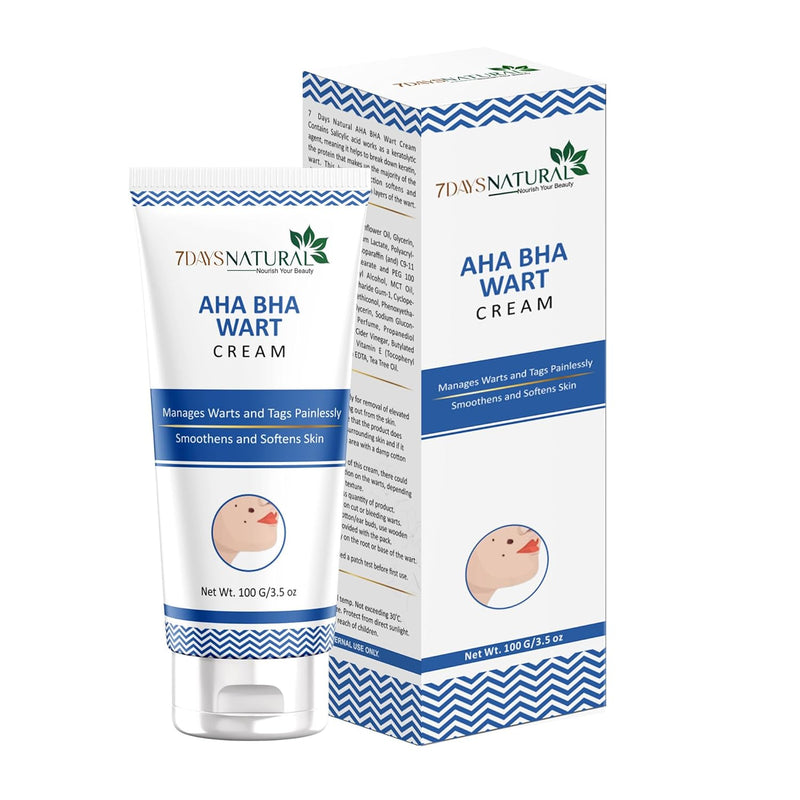 7 Days Natural Wart Remover Cream with AHA- BHA
