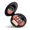 SUGAR Cosmetics Contour De Force Eyes And Face Palette | Pigmented, Long- lasting & Smudgeproof | Includes Blush, Bronzer, Highlighter and 6 Eyeshadow shades - 02 Pink Pro | 20.3 gm 02 - Pink Pro