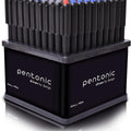 Pentonic 0.7 mm Ball Point Pen Tumbler Pack | Blue, Black & Red Ink | Set of 100