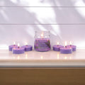 HOSLEY Lavender Candle & Tealight Set for Home Decor & Gifts