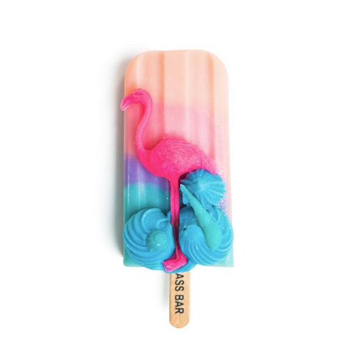 The Sass Bar Seascape Flamingo Popsicle Soap