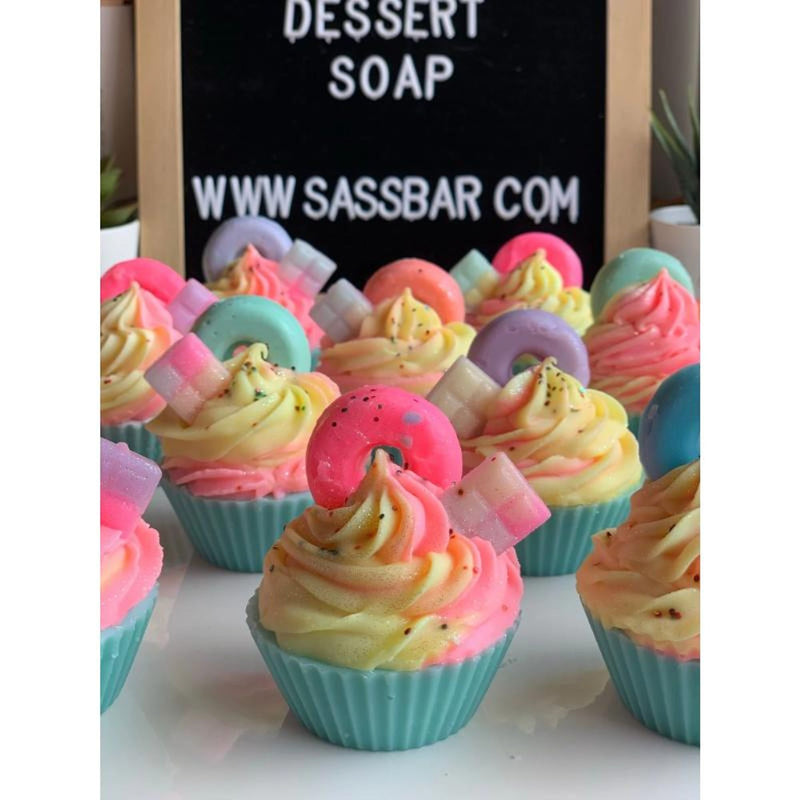 The Sass Bar Glow-up Cupcake Soap