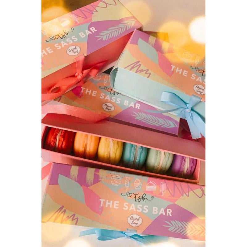 The Sass Bar Macaron Soap Box