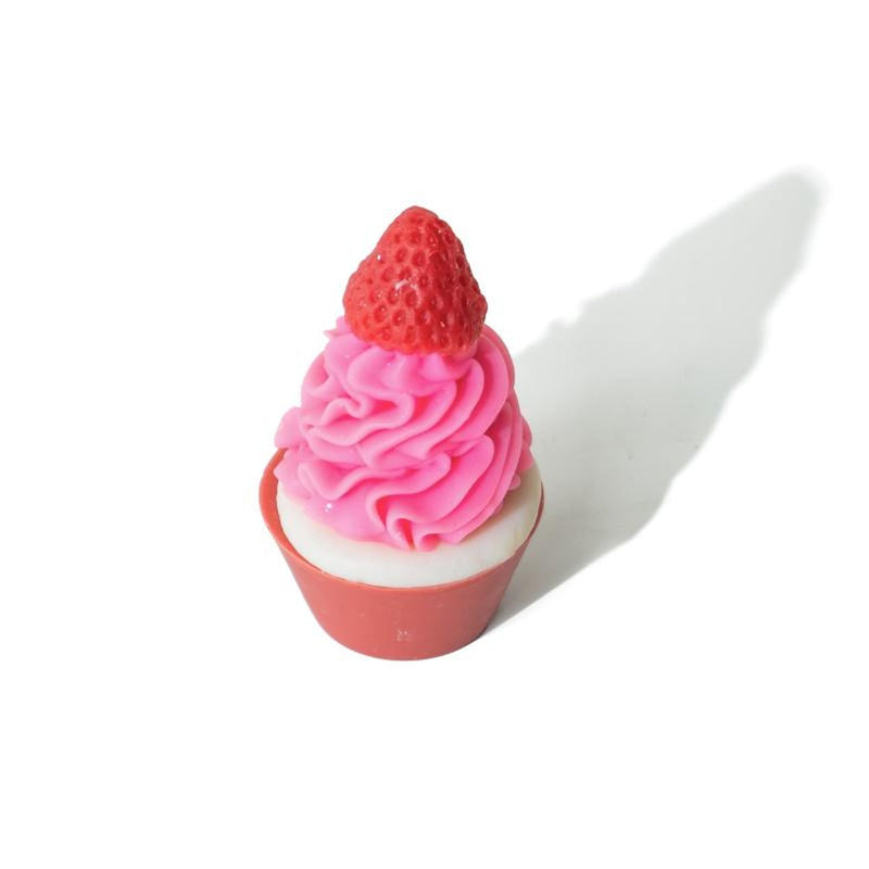 The Sass Bar Fraises Mini Cupcake Soap