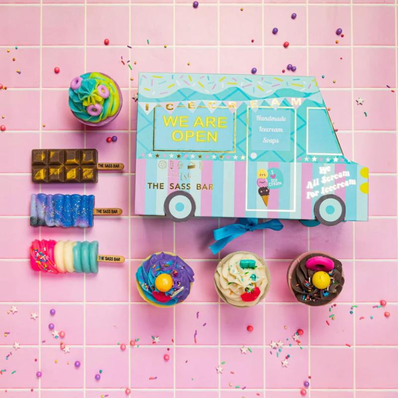 The Sass Bar Ice-Cream Truck Soap Gift Box