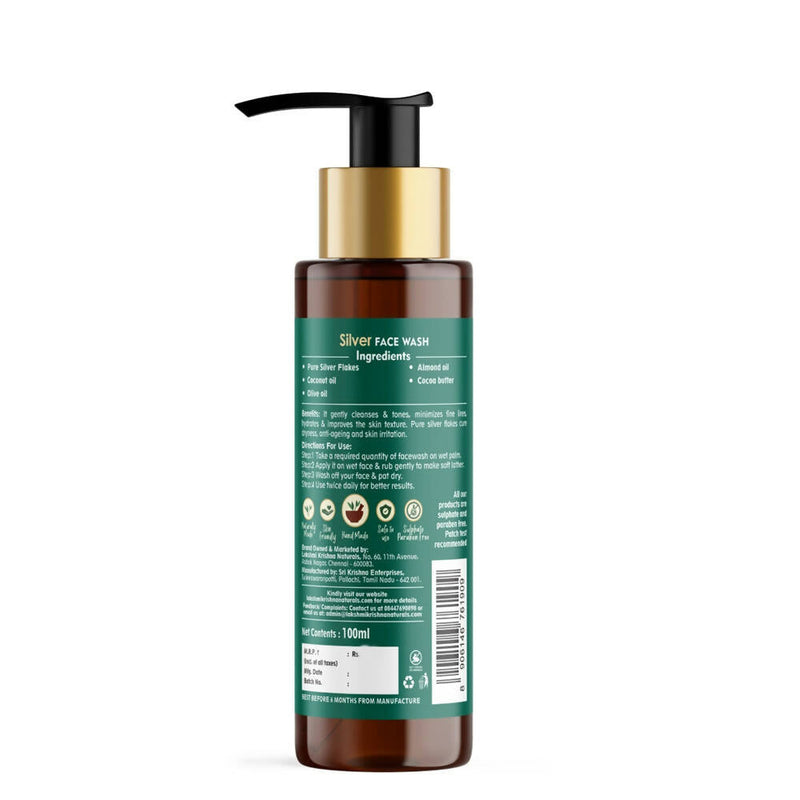 Lakshmi Krishna Naturals Silver Face Wash