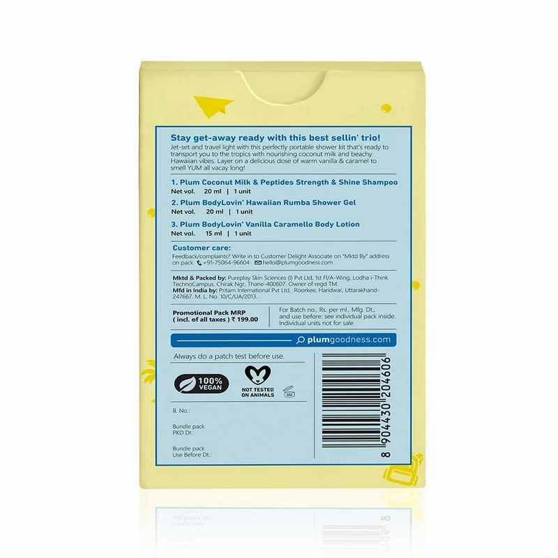 Plum Unisex Head To Toe Travel Kit