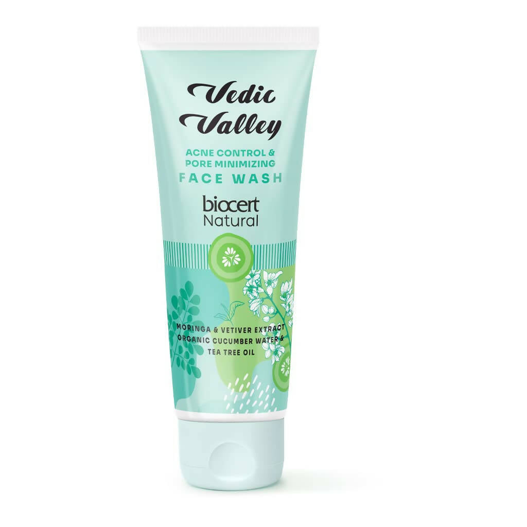 Vedic Valley Acne & Pore Minimizing Face Wash With Moringa & Vetiver