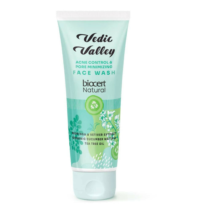 Vedic Valley Acne & Pore Minimizing Face Wash With Moringa & Vetiver