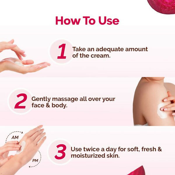 Mamaearth Beetroot Hydraful Light Moisturizing Cream with Beetroot & Hyaluronic Acid For Hydrated Pink Glow