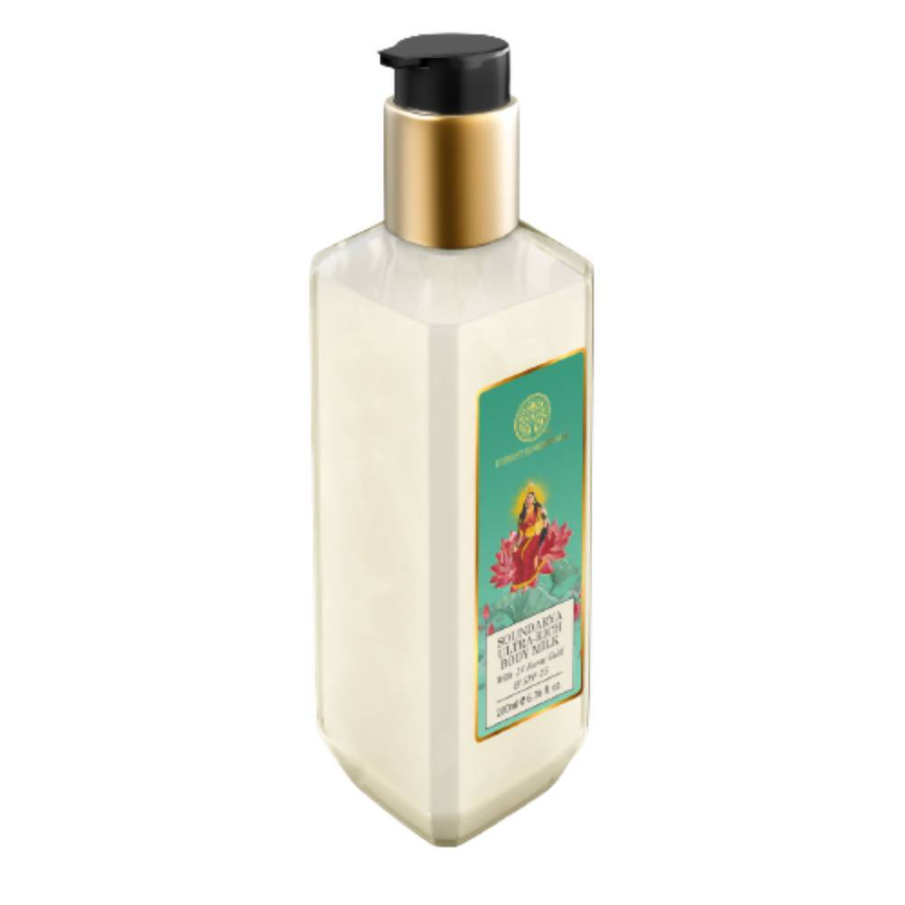 Forest Essentials Ultra Rich Body Milk Soundarya With 24K Gold & SPF25