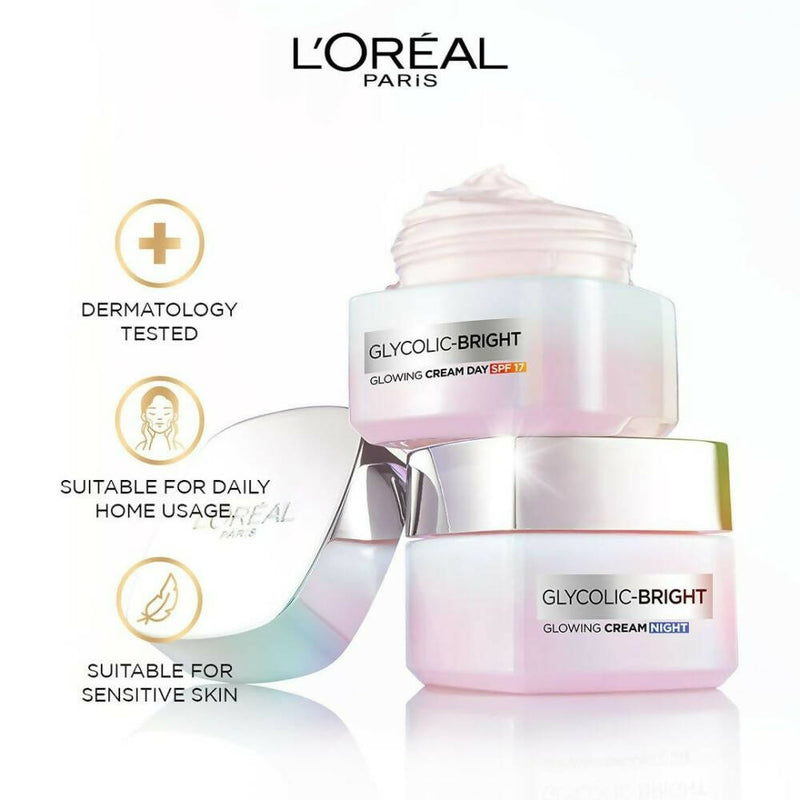 L'Oreal Paris Glycolic Bright Day Cream With SPF 17