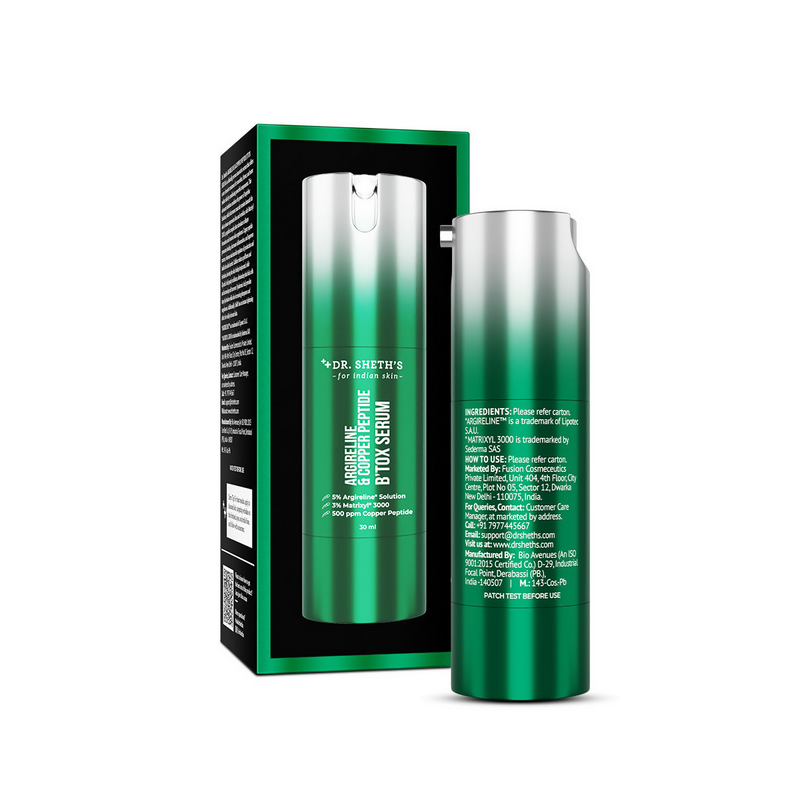 Dr. Sheth's Argireline & Copper Peptide B’Tox Serum