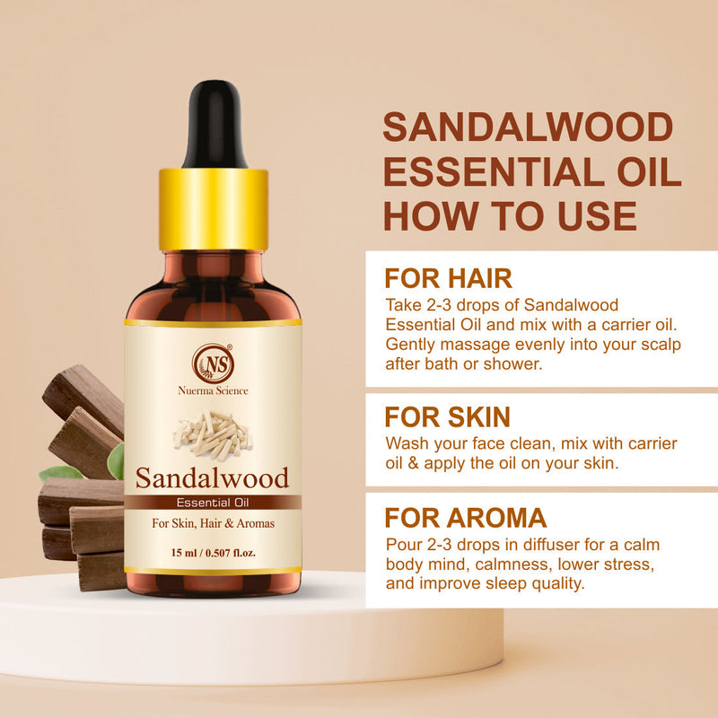 Nuerma Science Sandalwood Essential Oil For Skin & Hair