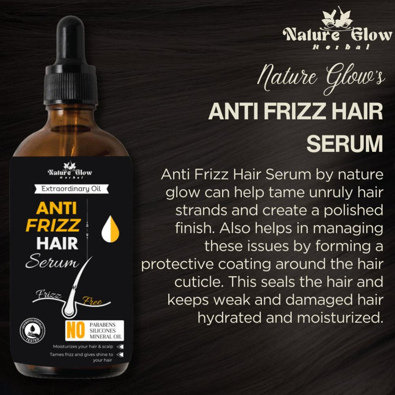 Nature Glow Herbal Anti Frizz Hair Serum