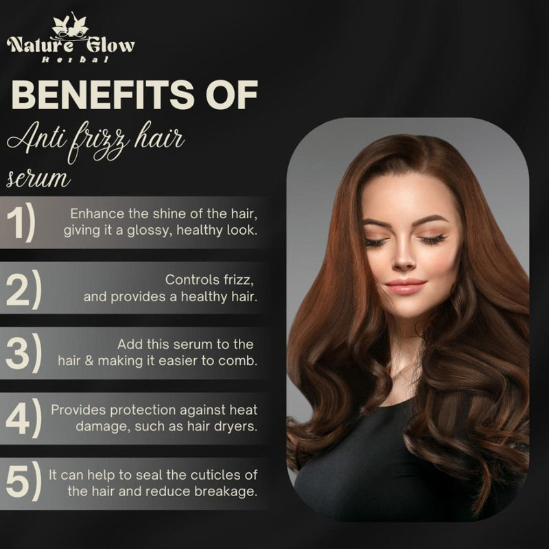 Nature Glow Herbal Anti Frizz Hair Serum