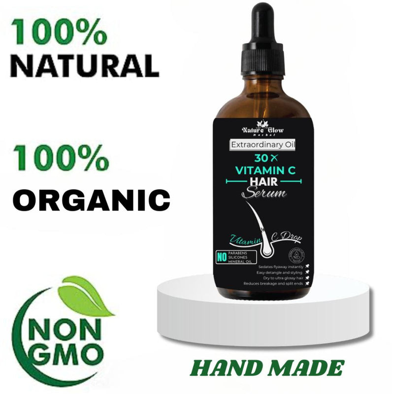 Nature Glow Herbal 30X Vitamin C Drop Hair Serum